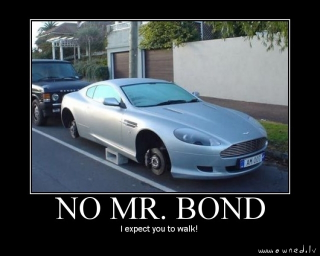 No Mr Bond