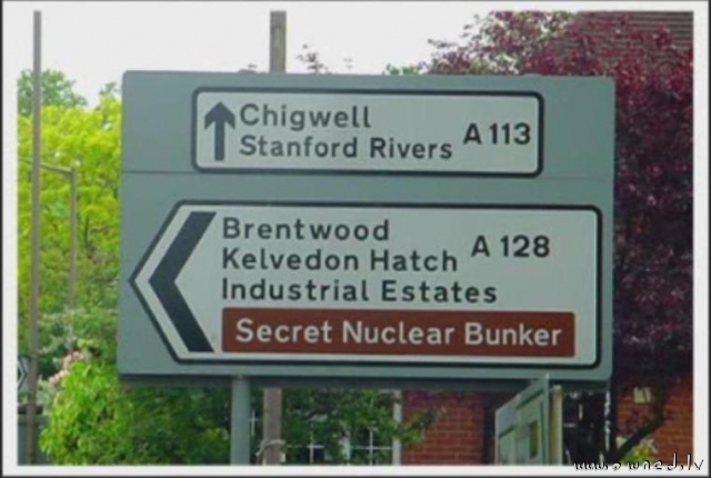 Secret nuclear bunker