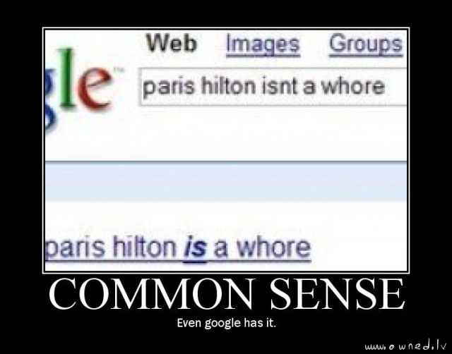 Common sense