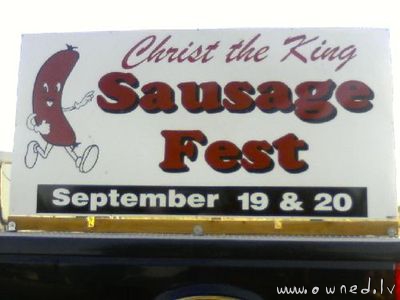 Sausage fest