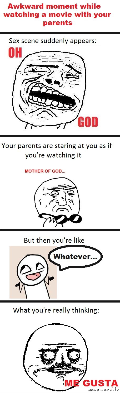 Awkward moment