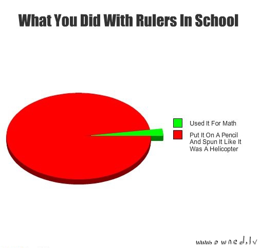 Rulers in school