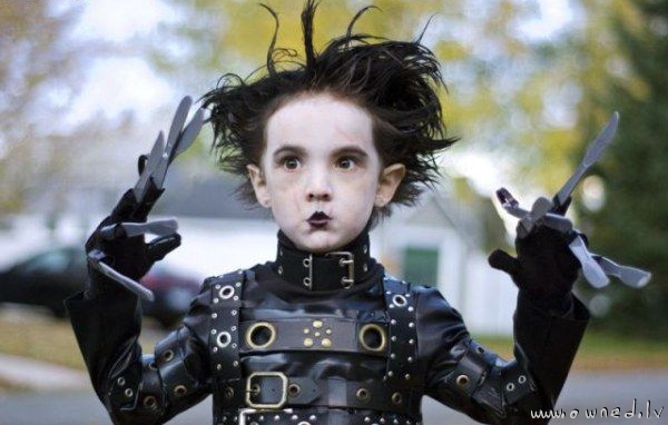 Edward Scissorhands costume