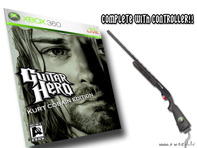 Guitar hero Kurt Cobain edition