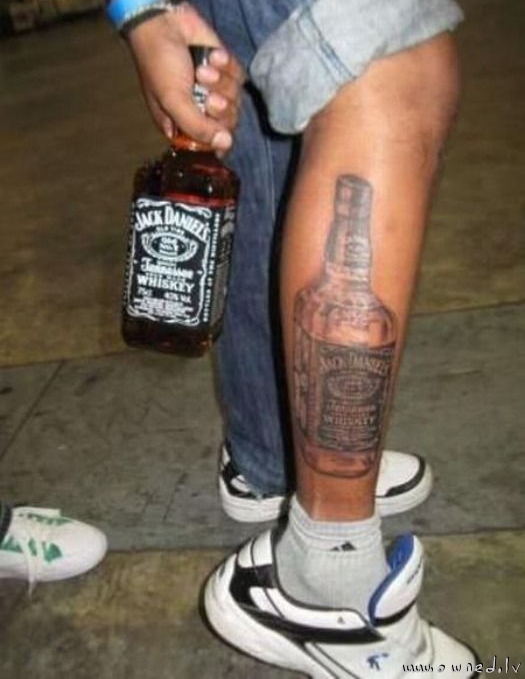 Jack Daniels tattoo