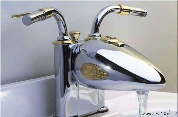 Harley water faucet