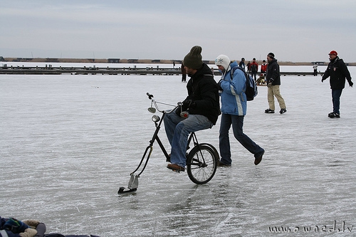 Ice bicycle