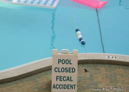 Pool closed