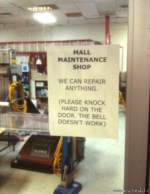 Cant repair doorbell