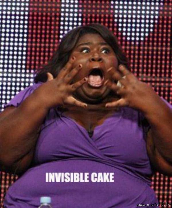 Invisible cake