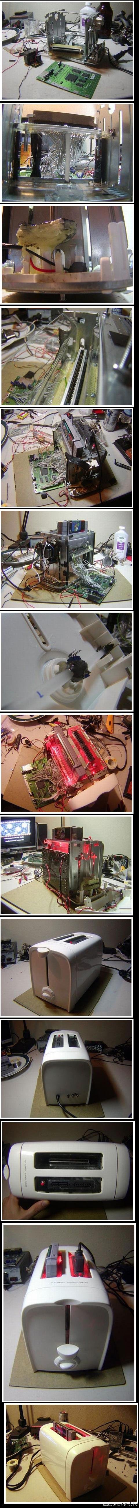 Super Nintendo toaster mod