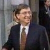 Bill Gates enjoying a little cake