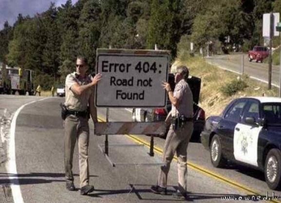 404 - Road not found