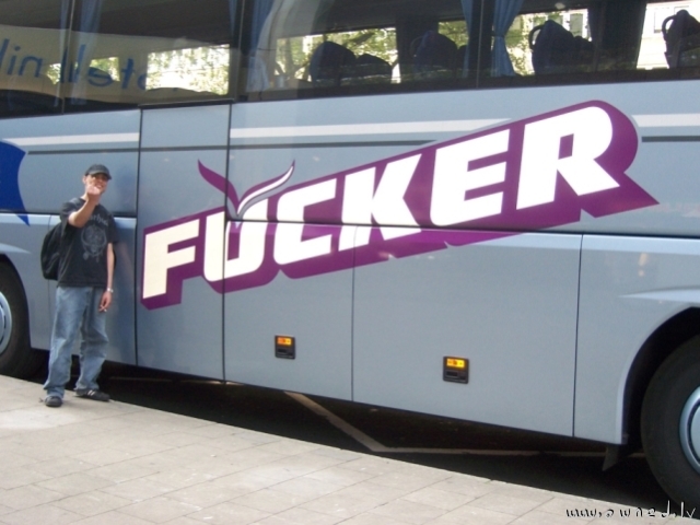 Funny named bus