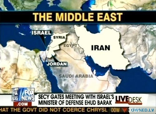 So, Fox... is that where you think Egypt is?