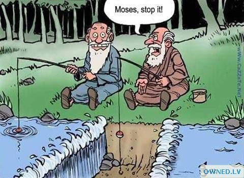Never go fishing with a prophet...