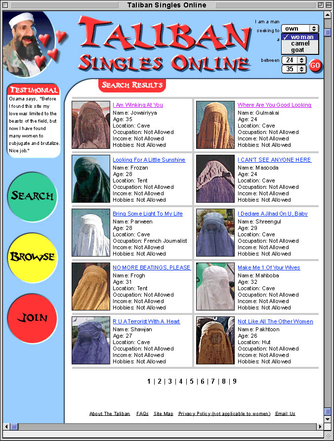 Taliban singles online