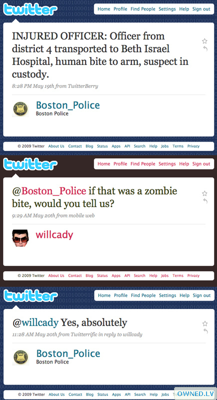 Twitter: keeping you aware of zombie threats since 2006!