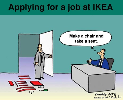 Applying for a job at IKEA