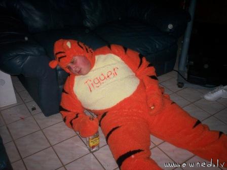 Tigger is tired