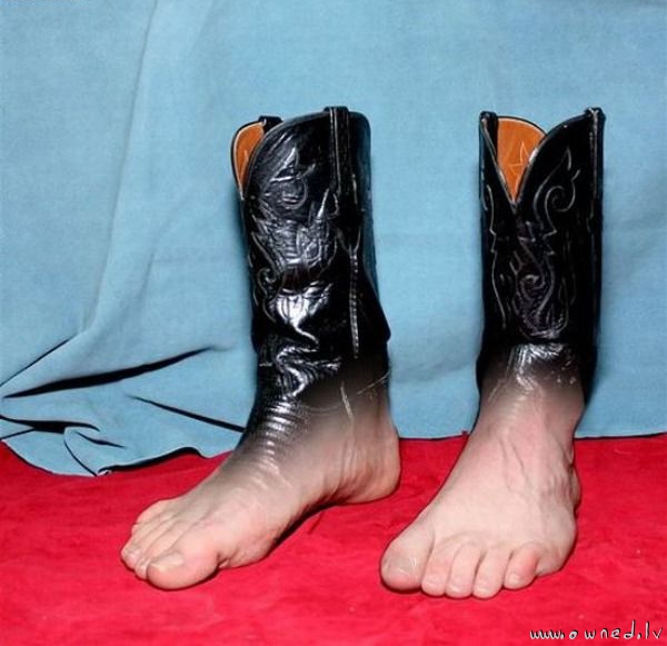 Strange boots