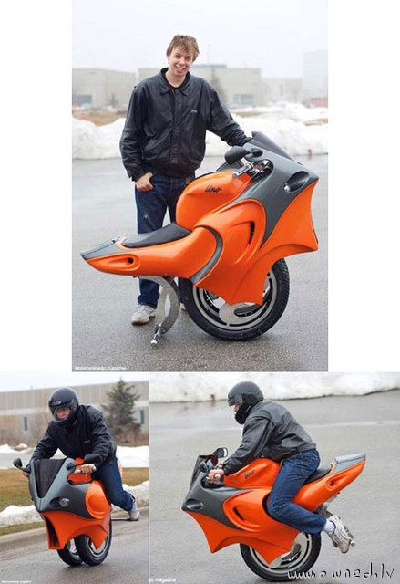 Motorized monorcycle