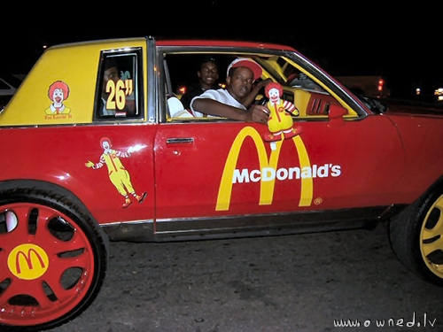 Pimp my ride McDonalds style
