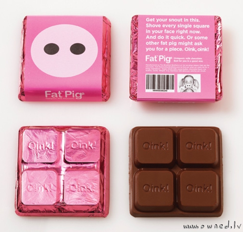 Fat pig chocolate