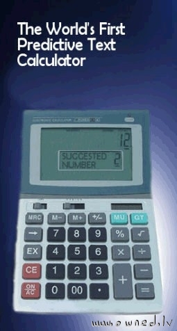 Predictive calculator