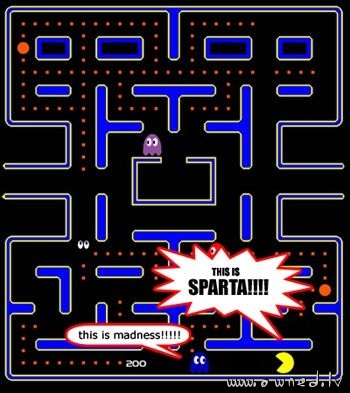 Pacman - This is SPARTA !!!!