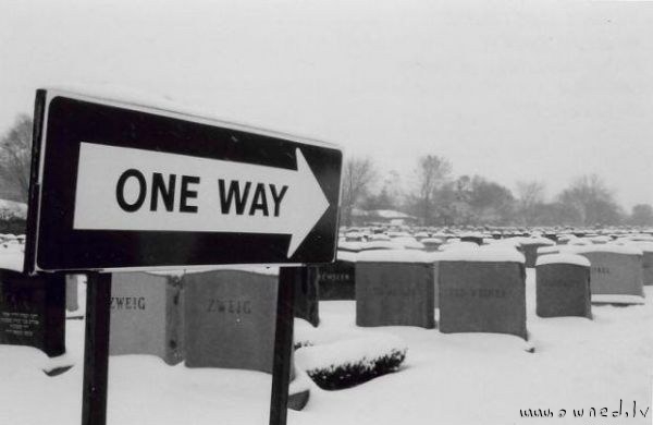 One way only