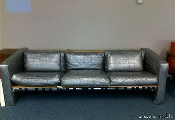Duck tape couch