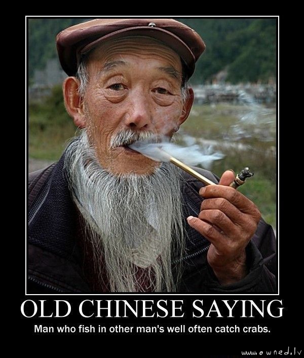 Old chinese saying