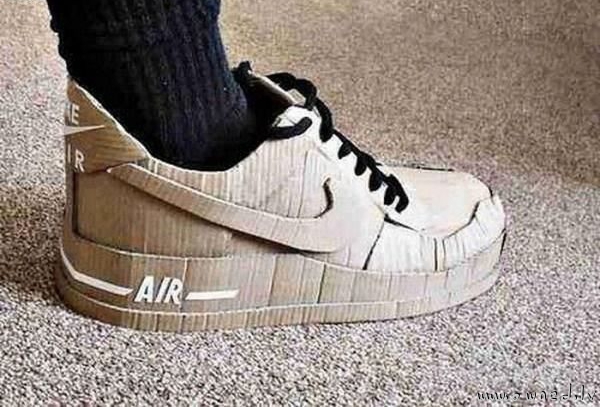 Cardboard Nike Air