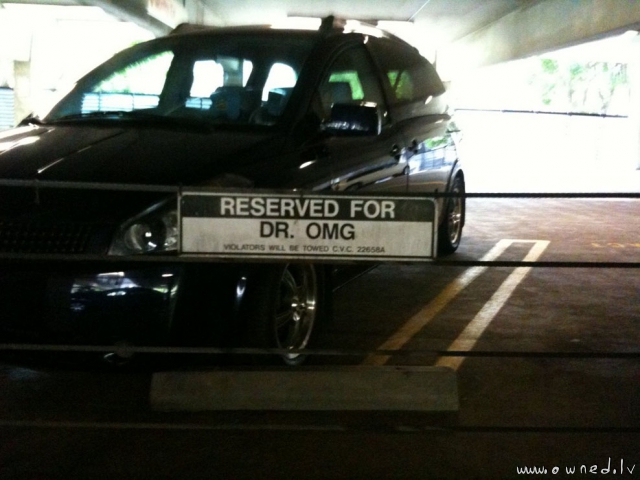 Reserved for Dr OMG