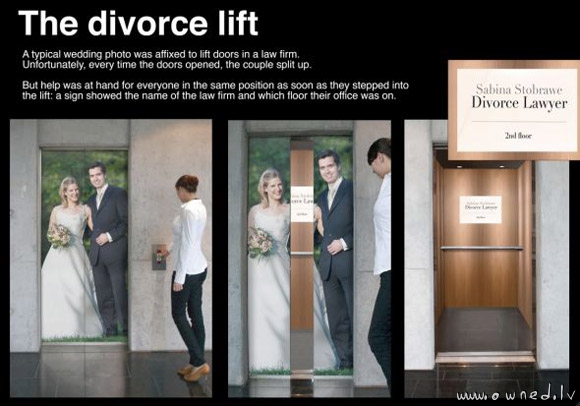 The divorce lift