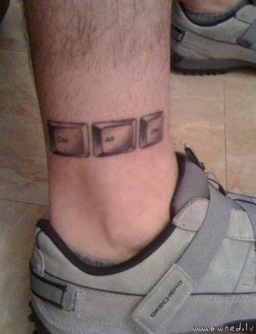 Nerdy tattoo