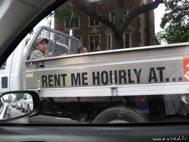Rent me hourly