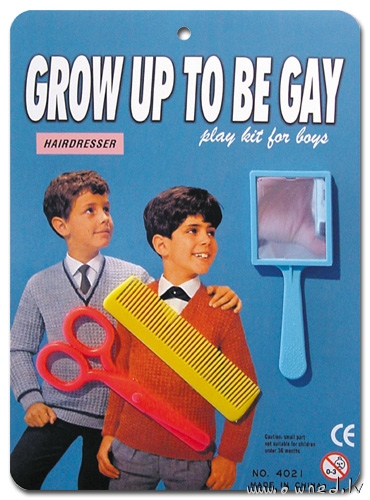 Grow up to be gay
