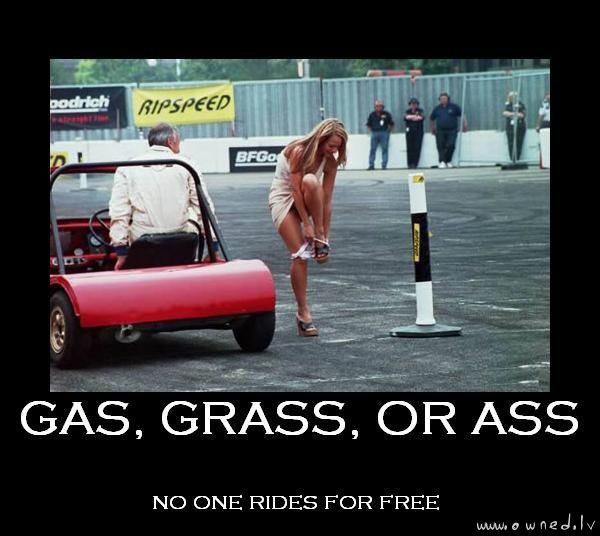 Gas grass of ass