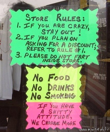 Store rules