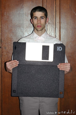 Giant floppy disk