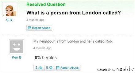 A person from London
