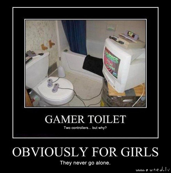 Gamer toilet