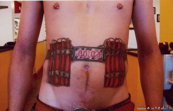 Suicide bomber tattoo