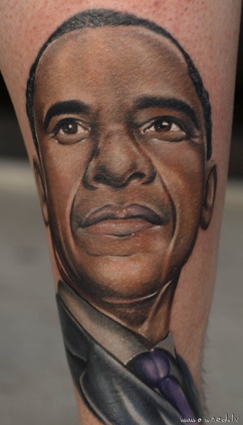 Obama tattoo