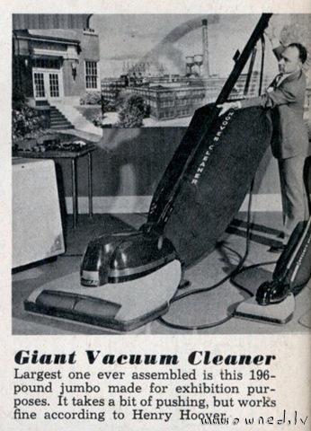 Giant vacuum cleaner