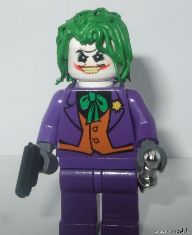 Joker lego. Owned.lv