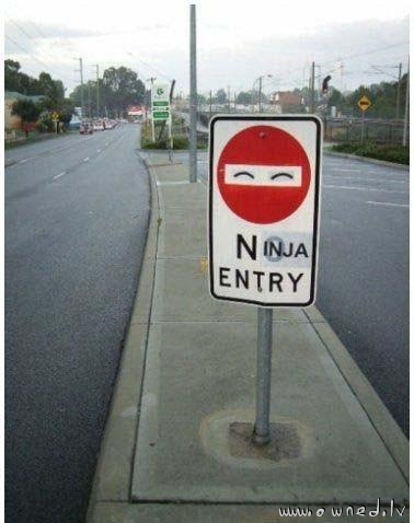 Ninja entry