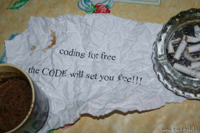 Code will set you free
